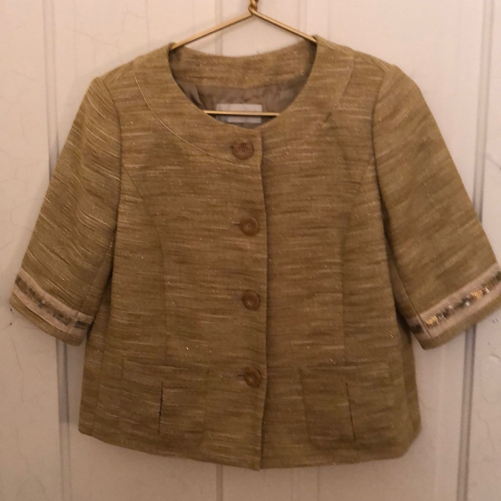 Badgley Mischka gold skirt set M - Picture 6 of 12